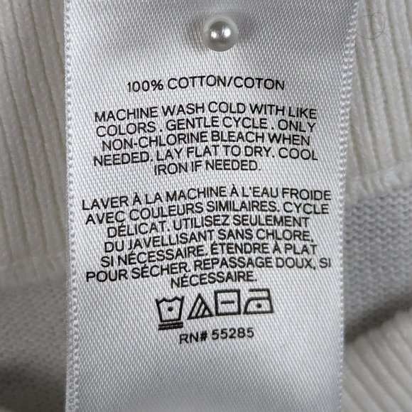 Express*Women's 3/4 Striped Sleeve Boat Neck Straight Hem Pullover Sweater~Large - Picture 4 of 10